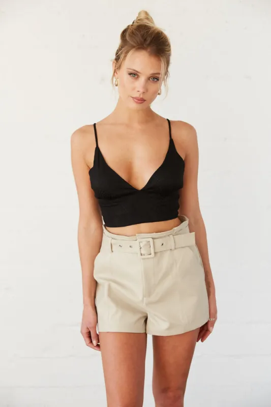 Miami Snakeskin Bralette Crop Top sold by American Threads