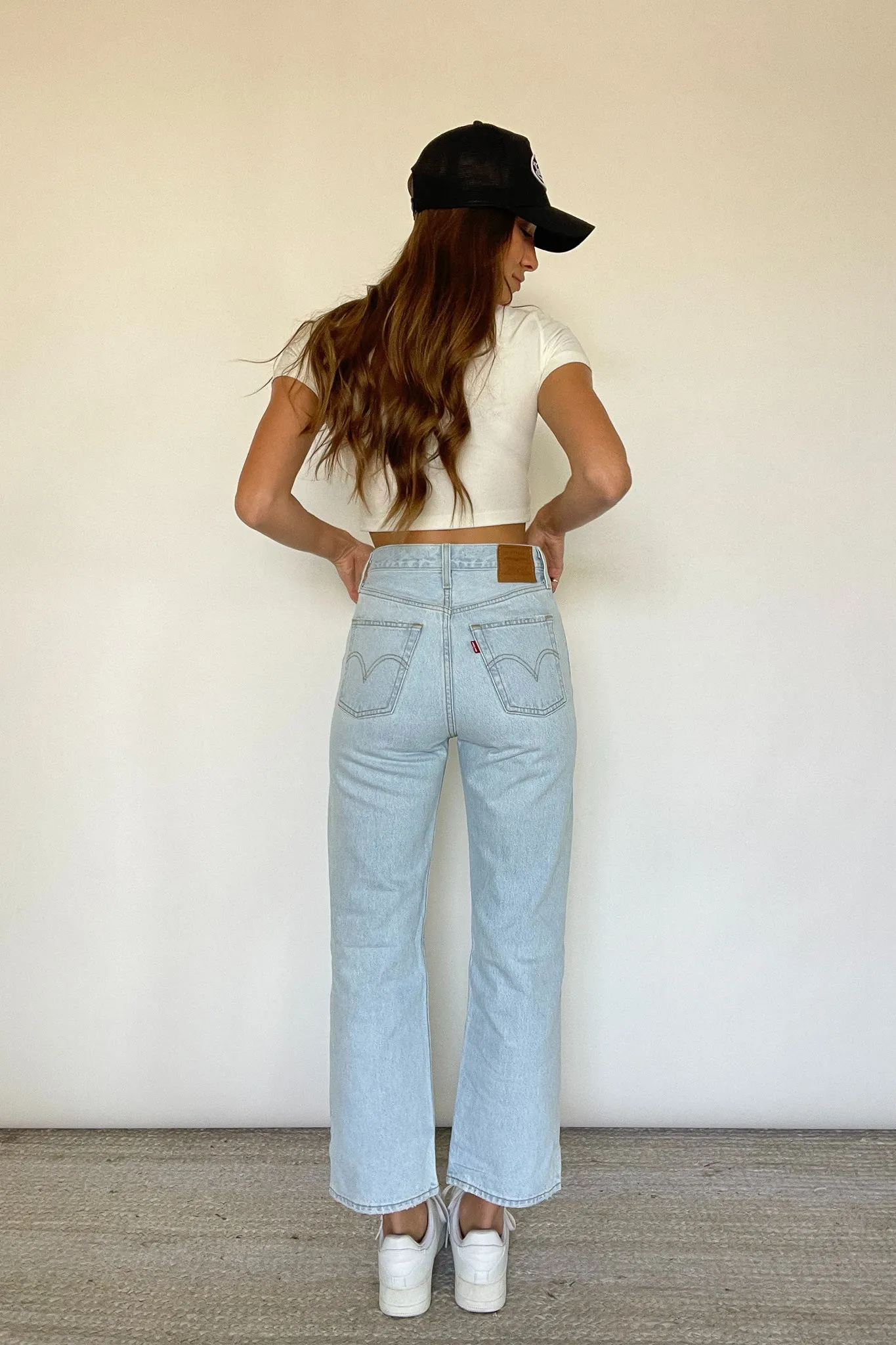 Levi's Ribcage Straight Ankle Jeans Ojai Up sold by American Threads product image thumbnail 2