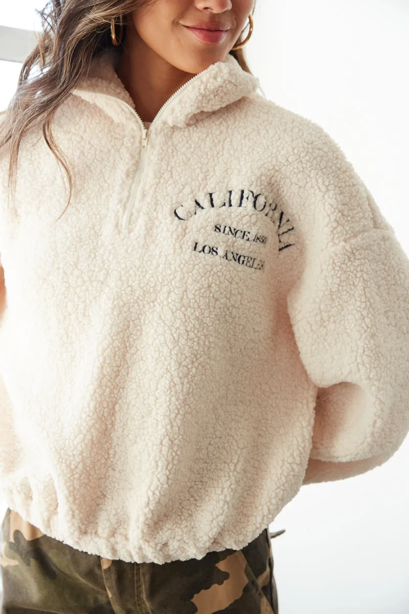 Ally California Sherpa Pullover sold by American Threads product image thumbnail 5
