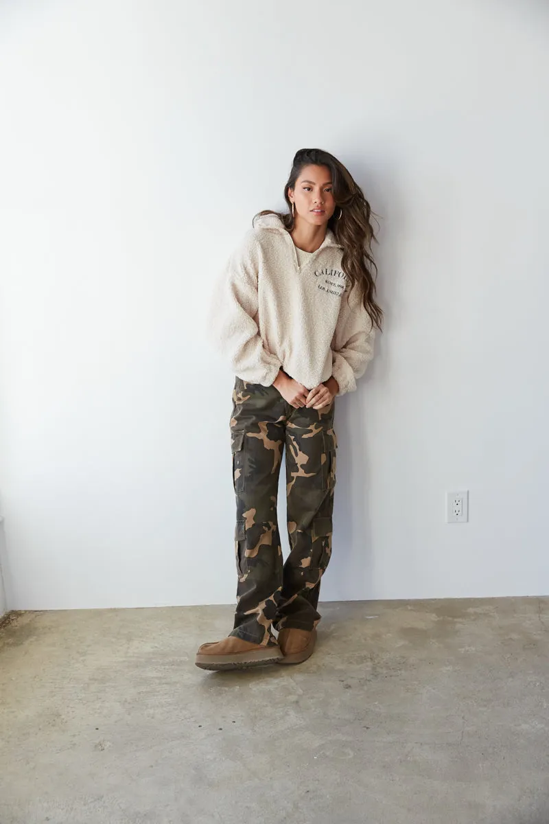 Ally California Sherpa Pullover sold by American Threads product image thumbnail 4