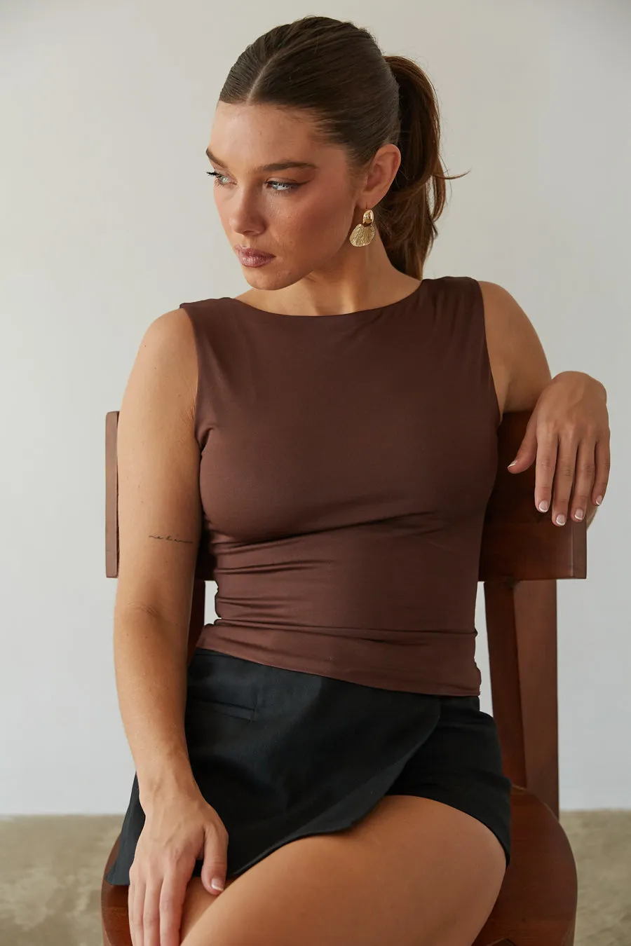 Coco Micro Wrap Skort sold by American Threads product image thumbnail 4