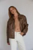 Dylan Faux Leather Jacket sold by American Threads