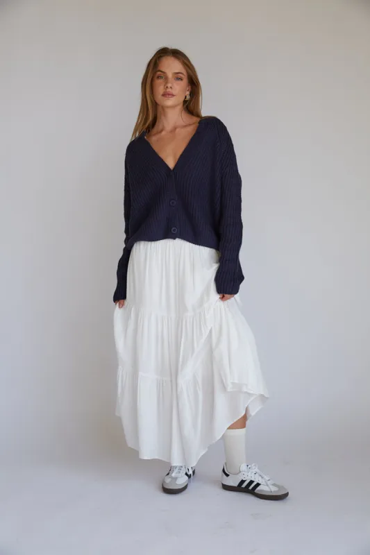 Iris Chunky Knit Button Up Cardigan sold by American Threads