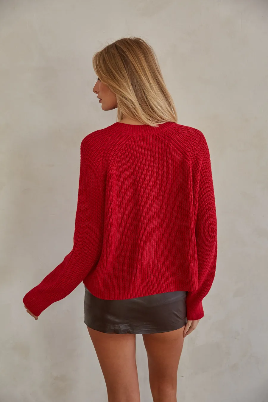 Lana Chunky Knit Cardigan sold by American Threads product image thumbnail 3