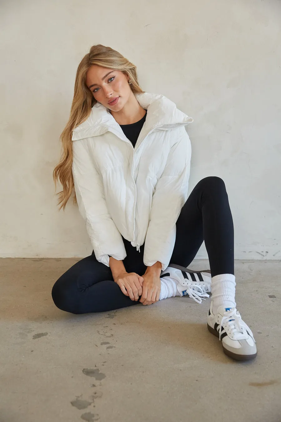 Violet Cloud Puffer Jacket sold by American Threads product image thumbnail 5