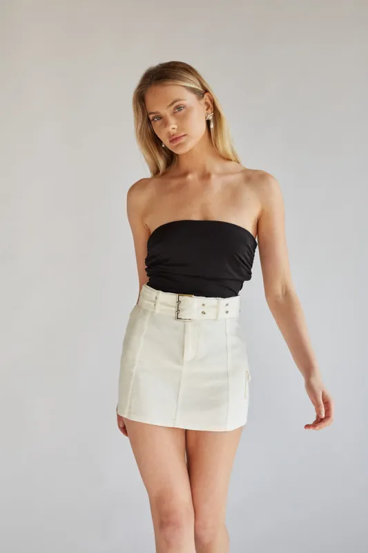 Darcey Belted Cargo Mini Skirt sold by American Threads