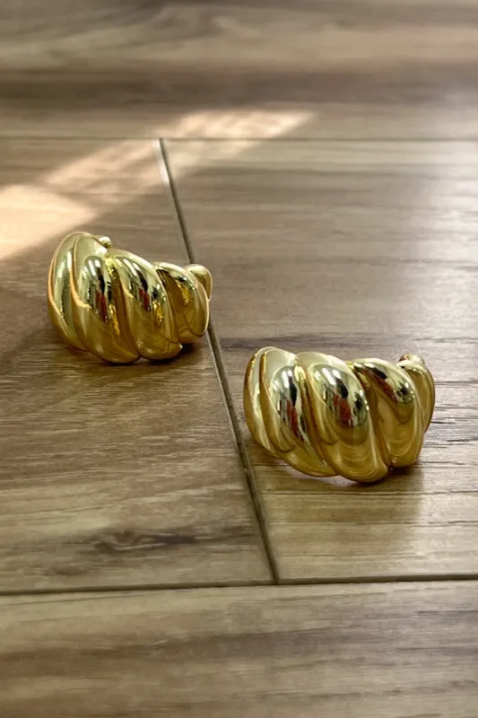 Ella Chunky Hoop Earrings sold by American Threads