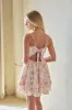 Alina Floral Tie Back Mini Dress sold by American Threads