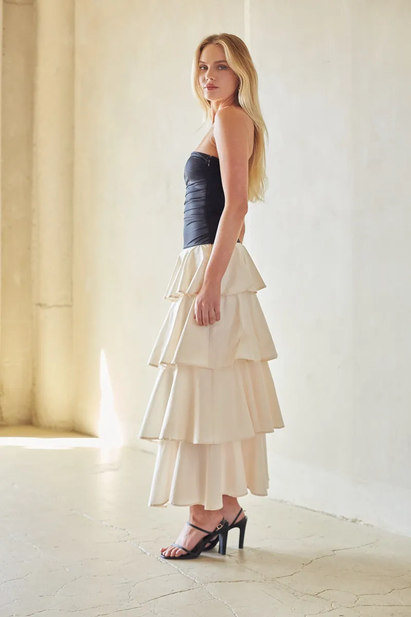 NIA Mathilda Tiered Maxi Dress sold by American Threads product image thumbnail 3