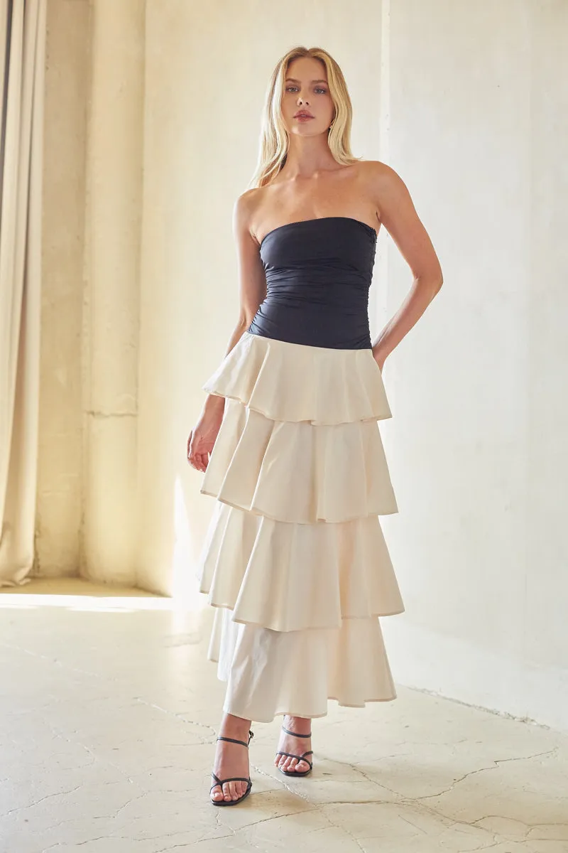 NIA Mathilda Tiered Maxi Dress sold by American Threads product image thumbnail 4