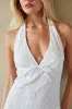 Fleur Lace Halter Ruffled Mini Dress sold by American Threads