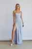 Delmar Satin Slip Maxi Dress sold by American Threads