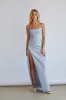 Delmar Satin Slip Maxi Dress sold by American Threads