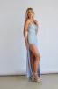 Delmar Satin Slip Maxi Dress sold by American Threads