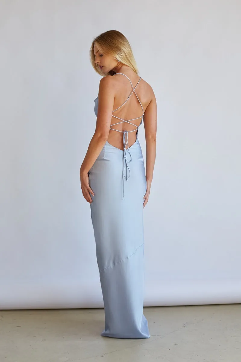 Delmar Satin Slip Maxi Dress sold by American Threads product image thumbnail 3