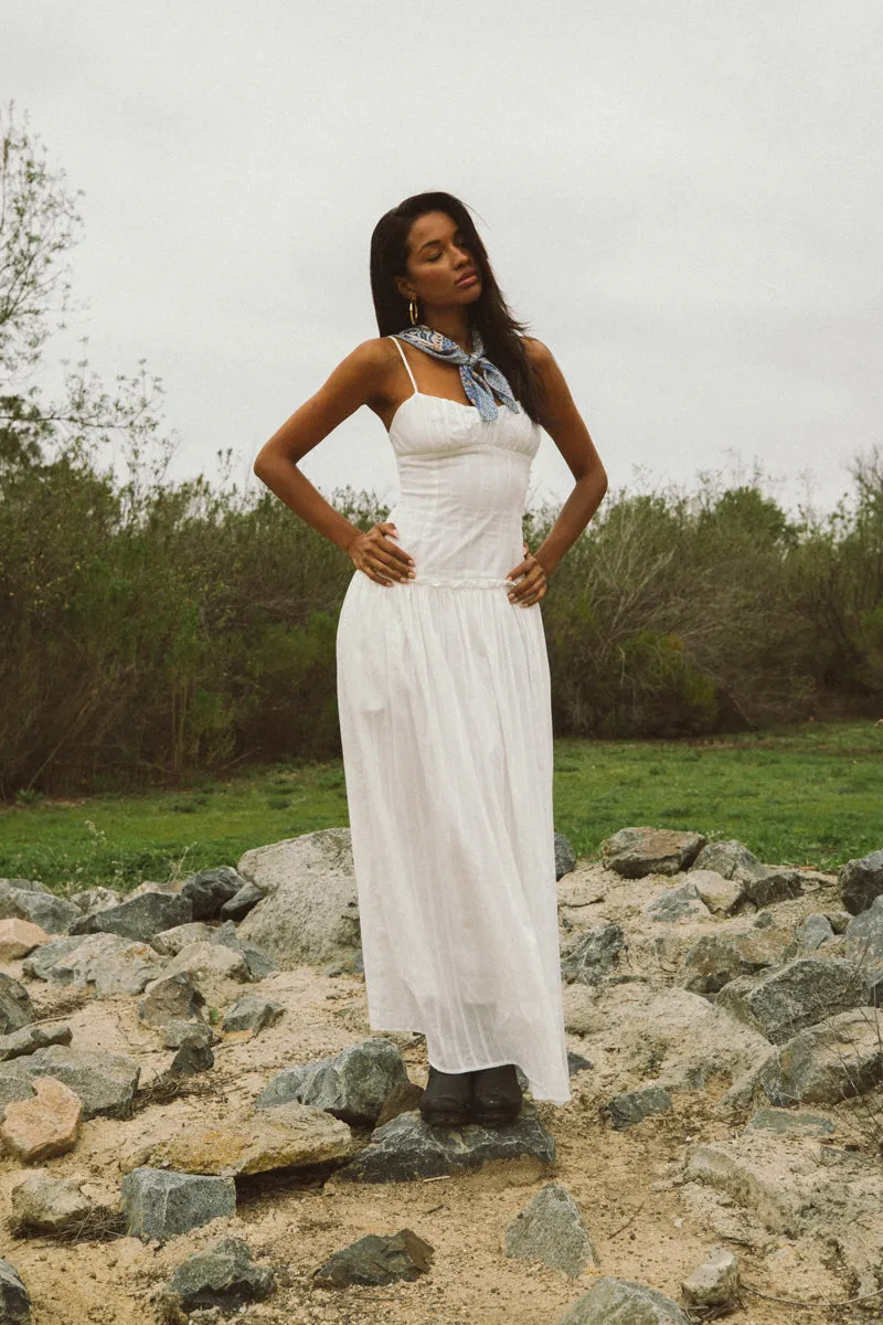 Nataly Ruched Maxi Dress sold by American Threads