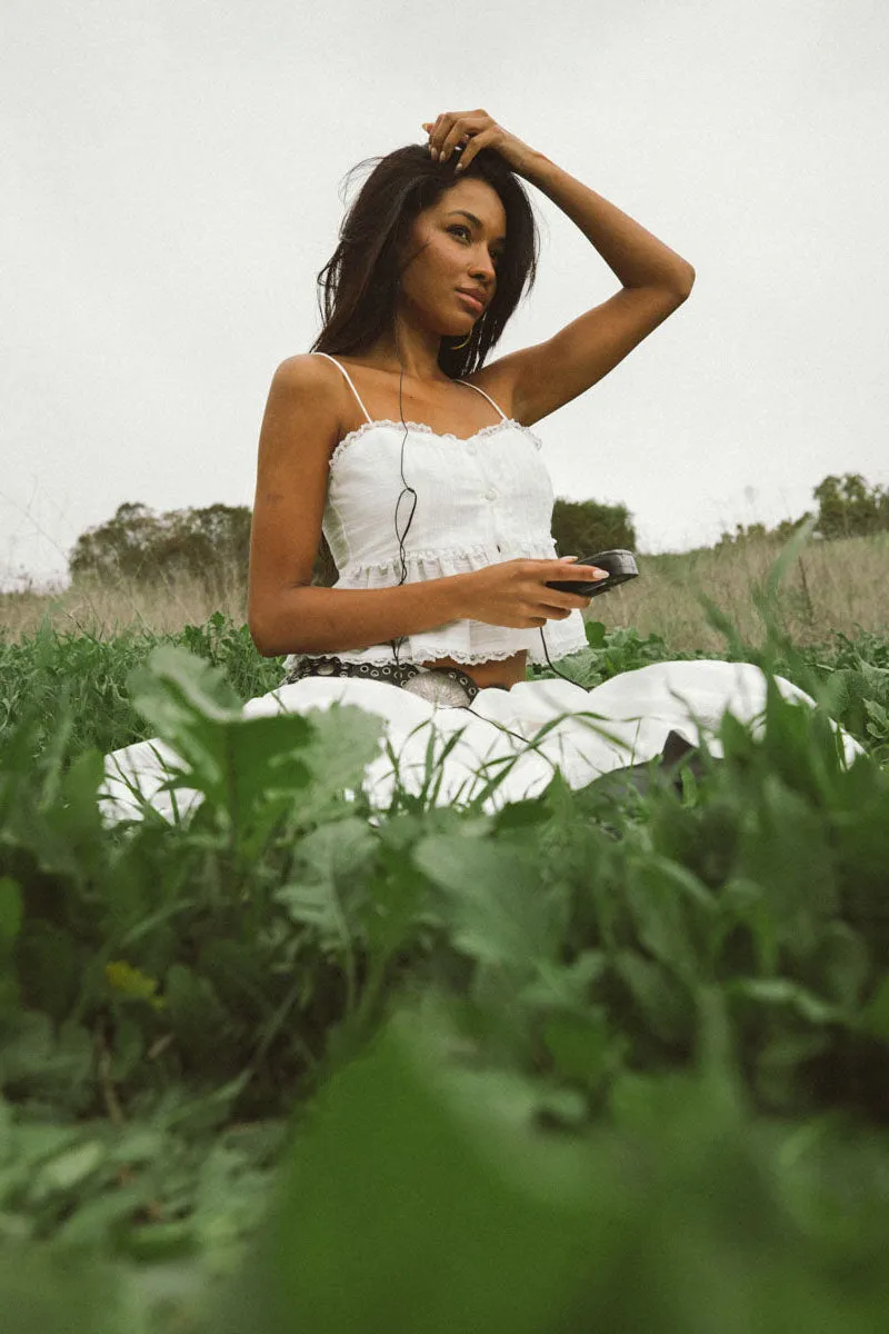 Miley Button Up Peplum Top sold by American Threads product image thumbnail 5