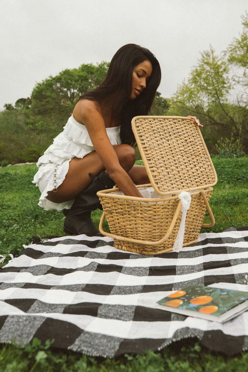 April Tiered Ruffle Romper sold by American Threads product image thumbnail 3