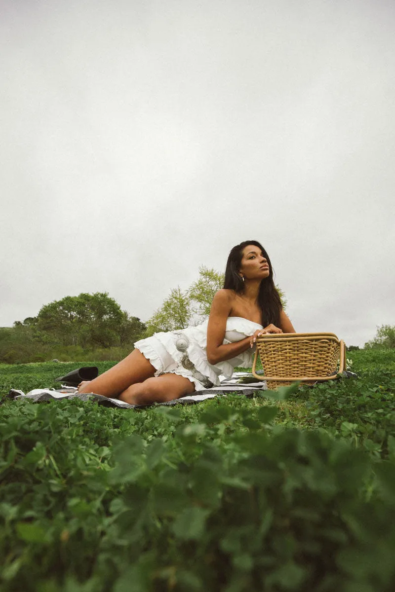 April Tiered Ruffle Romper sold by American Threads product image thumbnail 4