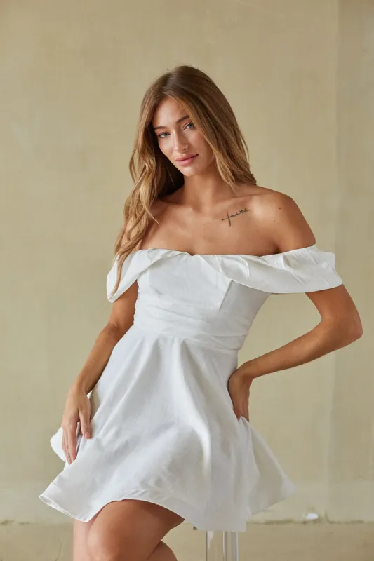 Ava Fit and Flare Mini Dress sold by American Threads