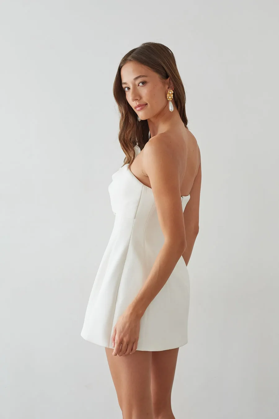 Alix Twist Front Bubble Mini Dress sold by American Threads product image thumbnail 4