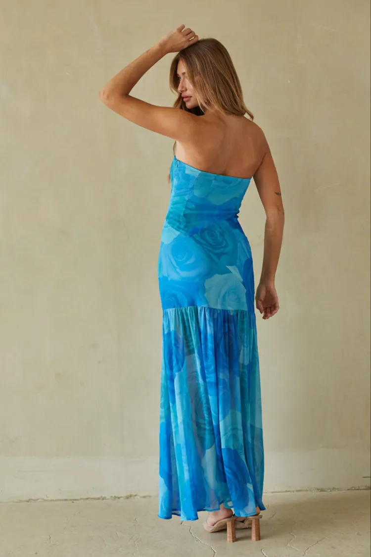 Sarabel Floral Maxi Dress sold by American Threads product image thumbnail 2