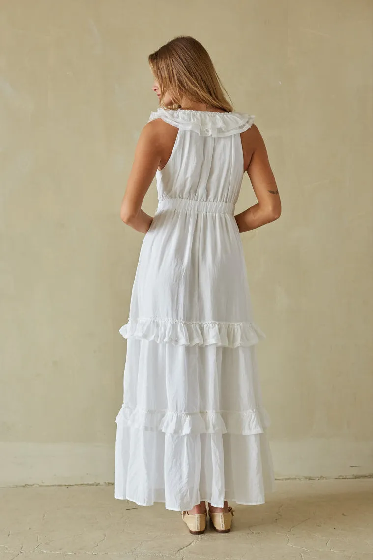 Diana Ruffle Tiered Maxi Dress sold by American Threads product image thumbnail 2