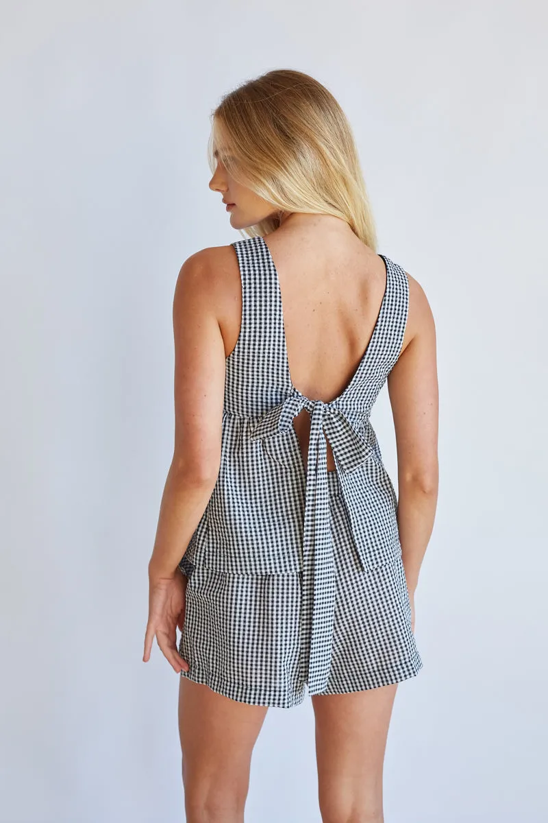 Rowan Tie-Back Tank Top sold by American Threads product image thumbnail 3