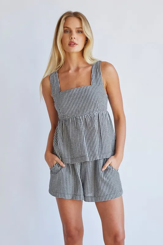 Rowan Gingham Shorts sold by American Threads