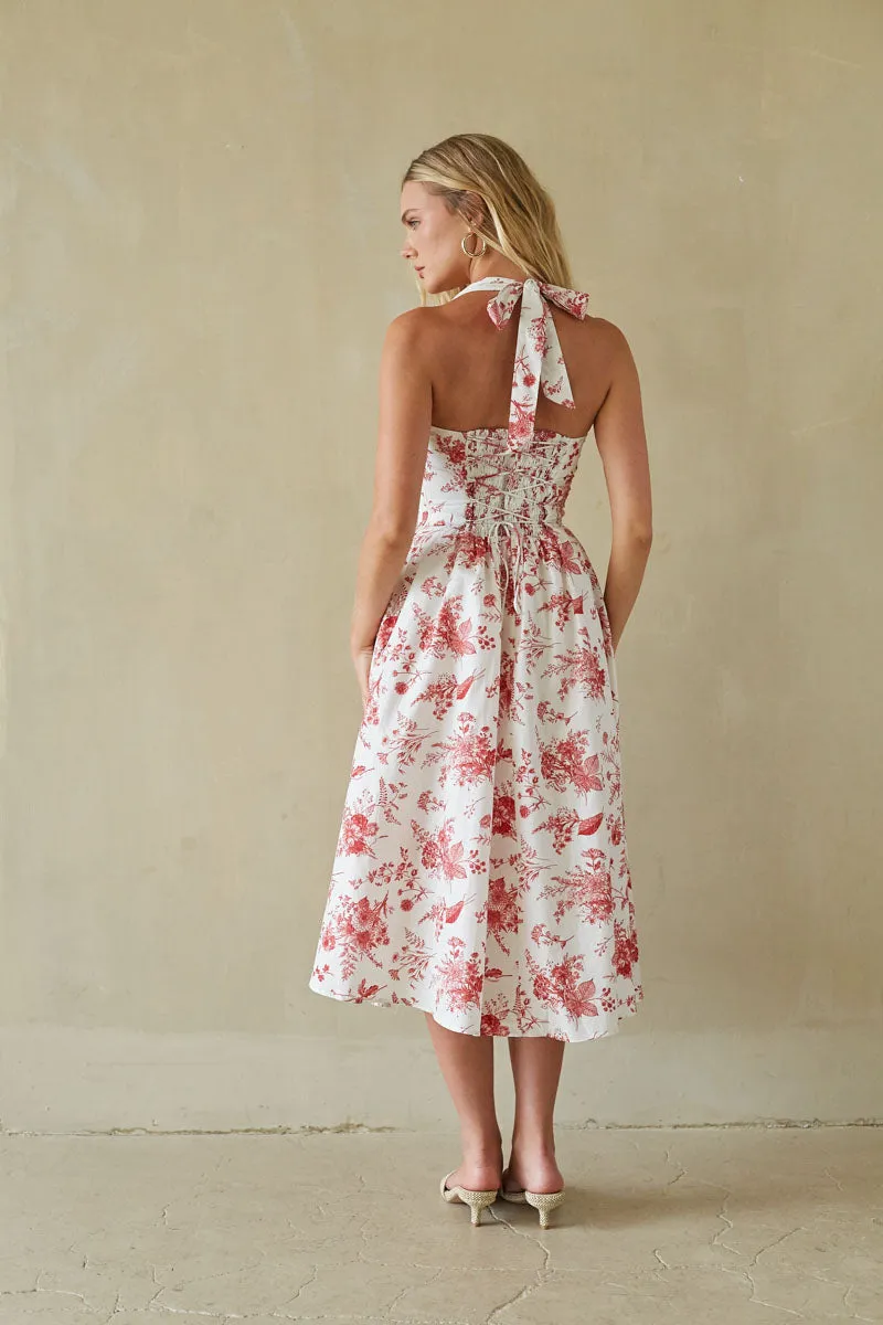 Cypress Halter Midi Dress sold by American Threads product image thumbnail 5