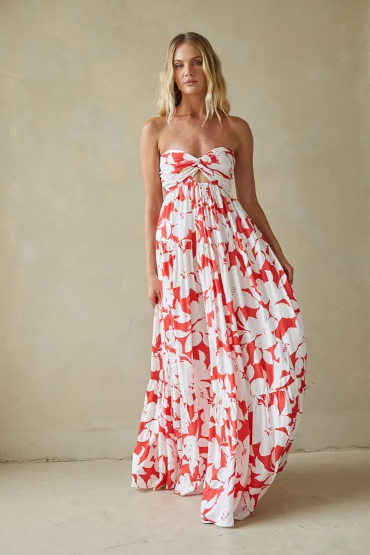 Lilo Strapless Maxi Dress sold by American Threads