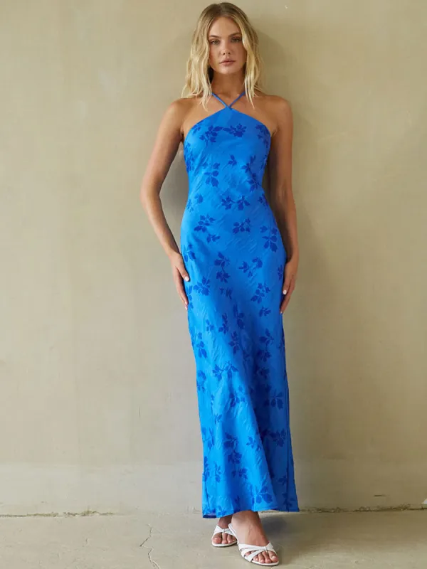 Eliana Open Back Maxi Dress sold by American Threads