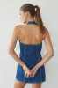 Graylee Halter Denim Mini Dress sold by American Threads