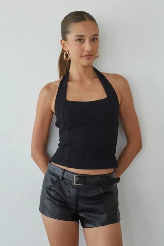 Tavi Ribbed Halter Top sold by American Threads