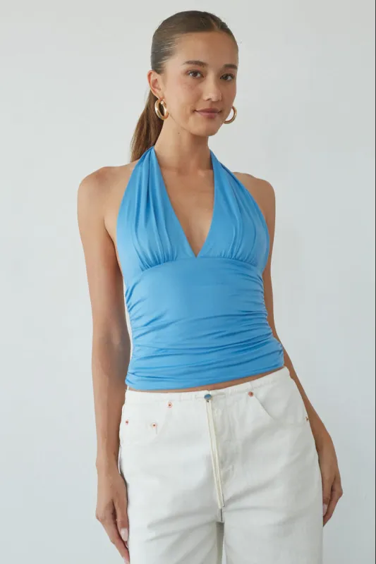 Deepika Ruched Halter Top sold by American Threads