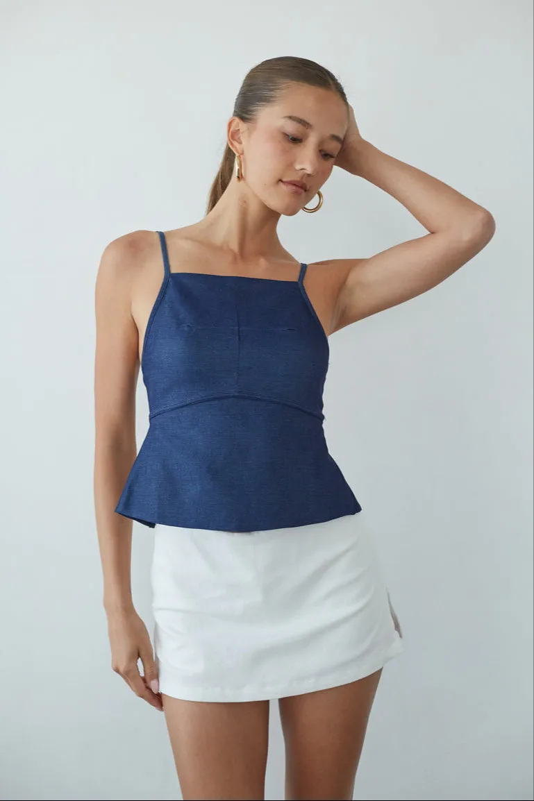 Sharen Open Back Tank Top sold by American Threads