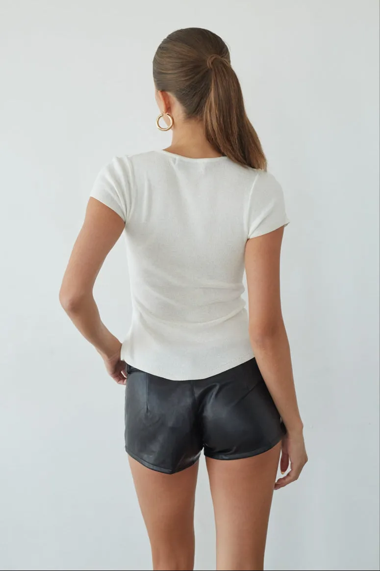Kalena Draped Button Down Top sold by American Threads product image thumbnail 4