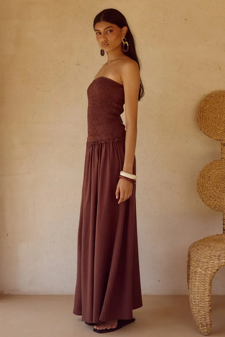 Fleur Shirred Maxi Dress sold by American Threads product image thumbnail 2