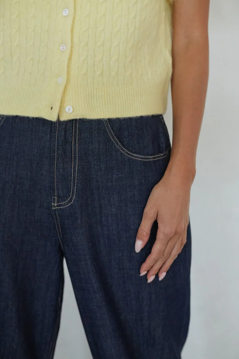 Lauren Cable Knit Cardigan sold by American Threads product image thumbnail 5