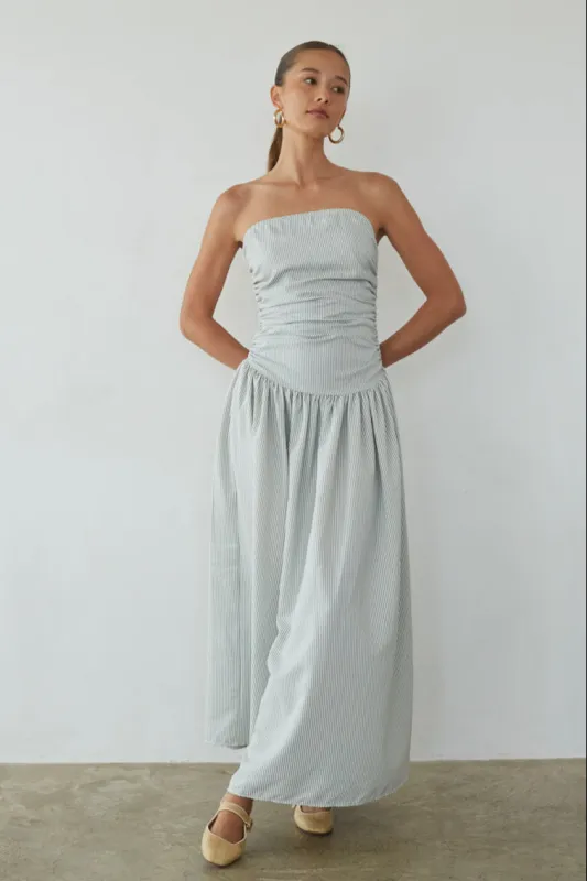 Elara Striped Maxi Dress sold by American Threads