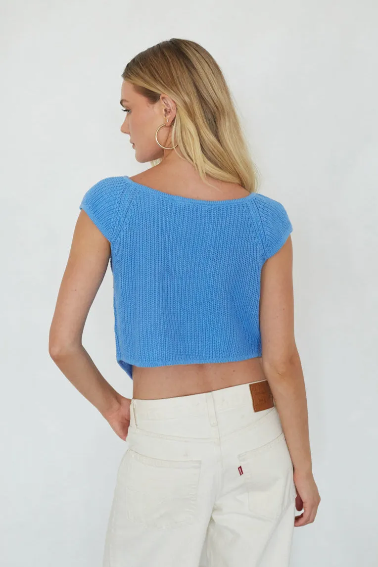 Bettina Front Tie Knit Top sold by American Threads product image thumbnail 4