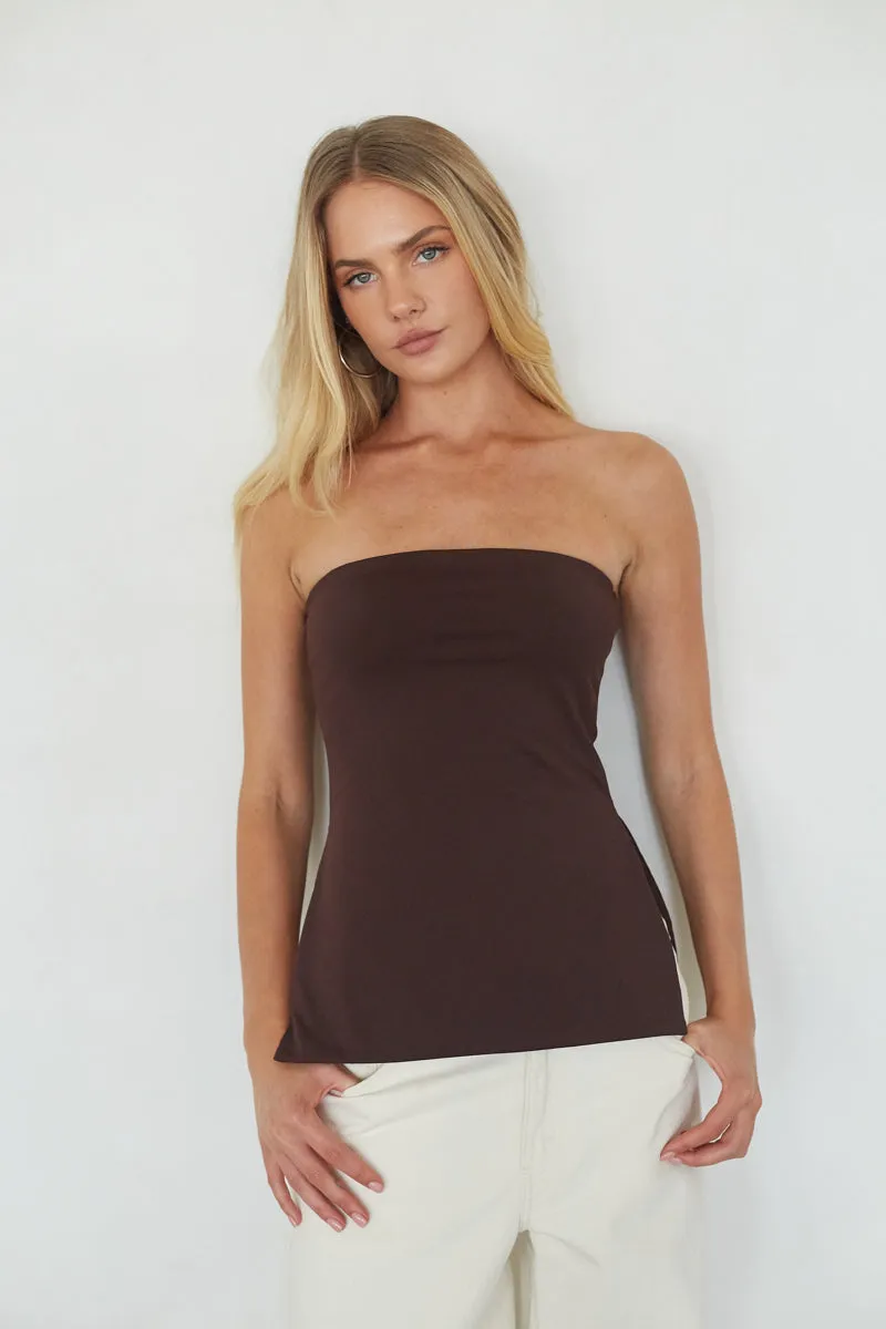 Cole Side Slit Tube Top sold by American Threads product image thumbnail 3