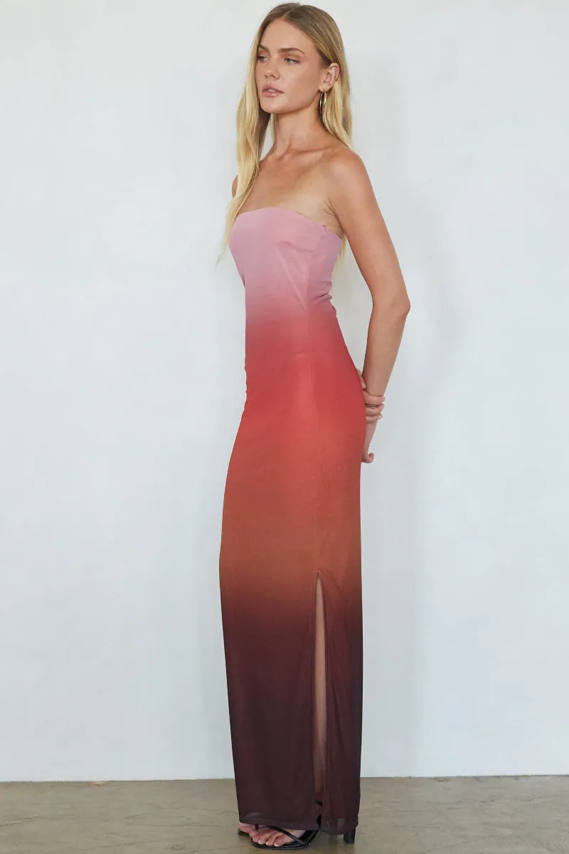 Treasure Ombre Mesh Maxi Dress sold by American Threads product image thumbnail 2