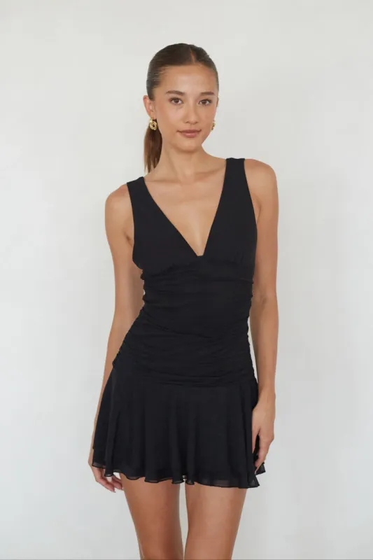 Quinley Drop Waist Mini Dress sold by American Threads