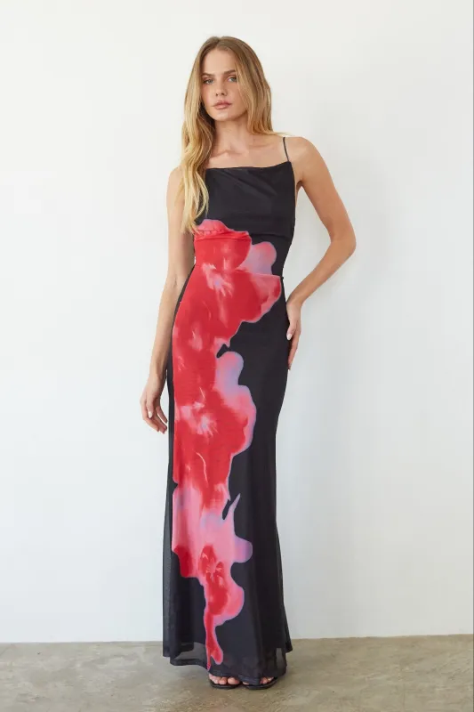 Twila Mesh Maxi Dress sold by American Threads