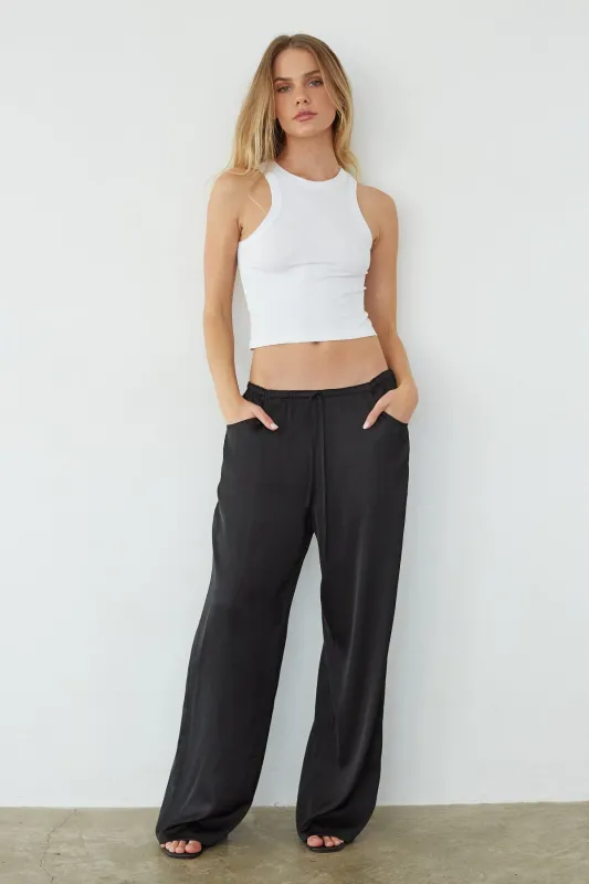 Leo Satin Drawstring Pants sold by American Threads
