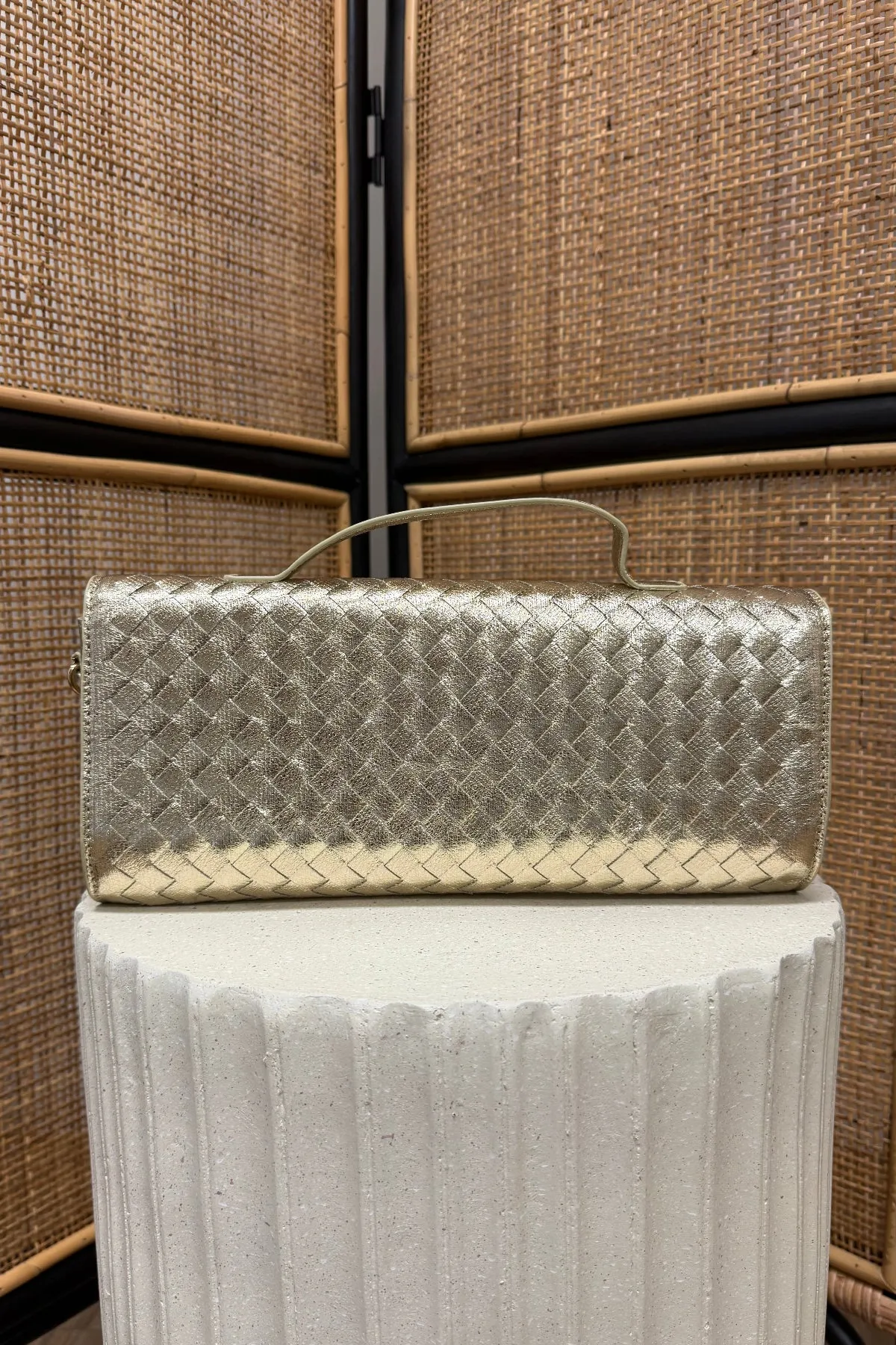 Emerson Crossbody Gold Bag sold by American Threads product image thumbnail 3