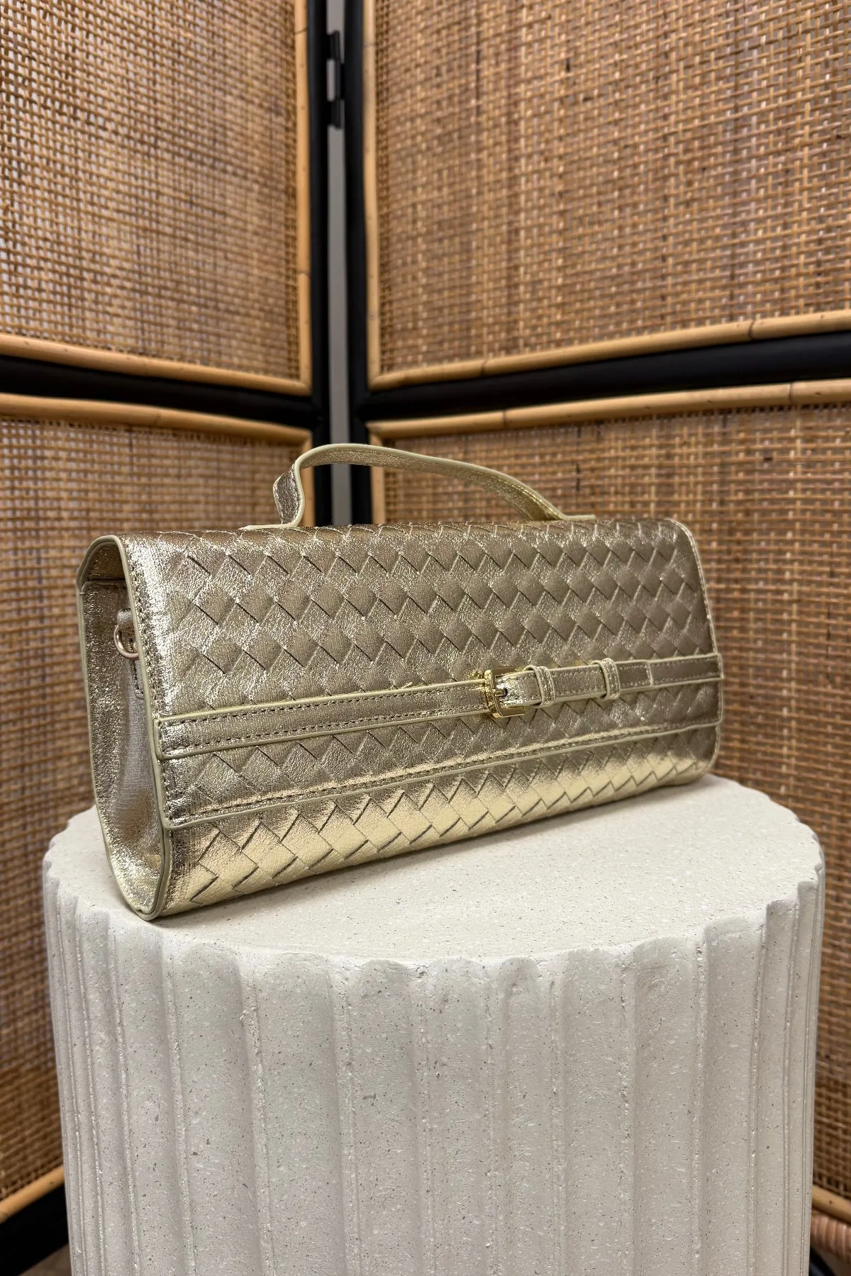 Emerson Crossbody Gold Bag sold by American Threads product image thumbnail 4