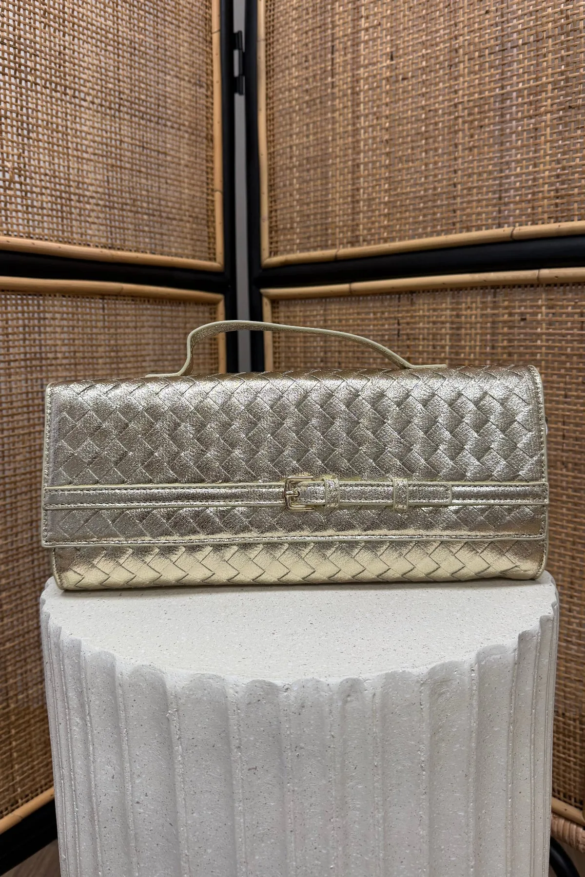 Emerson Crossbody Gold Bag sold by American Threads