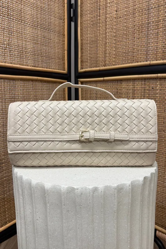 Emerson Crossbody Oatmilk Bag sold by American Threads